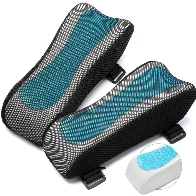 EIMMBD Office Chair Arm Pads Covers-Ergonomic Armrest for Desk and Chair Office Chair Armrest Covers  Office Chair Arm Pads for Elbows and Forearms  Office Chair Cushion for Gaming Accessories - Image 1
